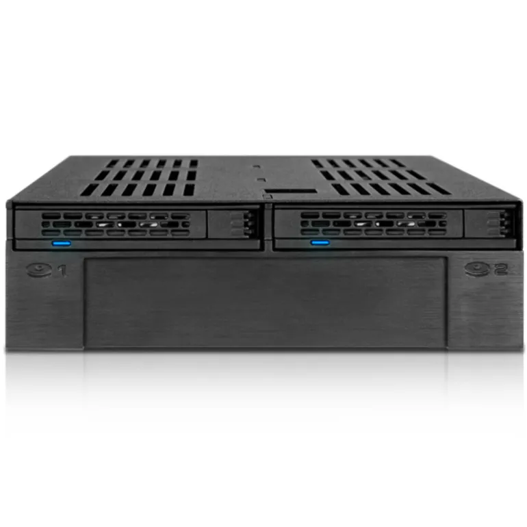 Accesorios Gaming IcyDock ExpressCage MB322SP-B 2x2.5 "SAS / SATA HDD / SSD 2.5 "- Rack