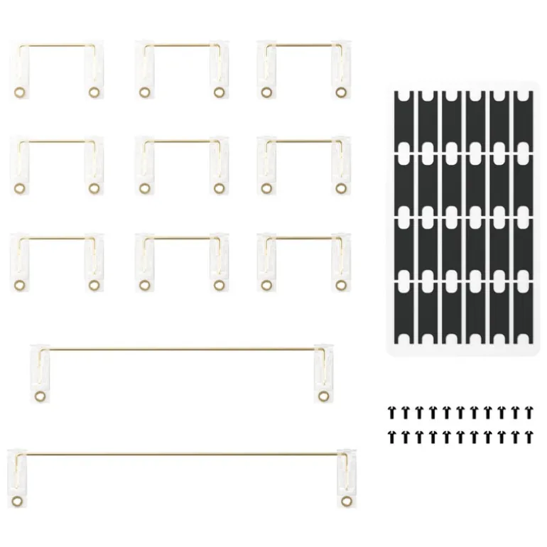 Accesorio Teclado Akko Estabilizadores Atornillables Blanco