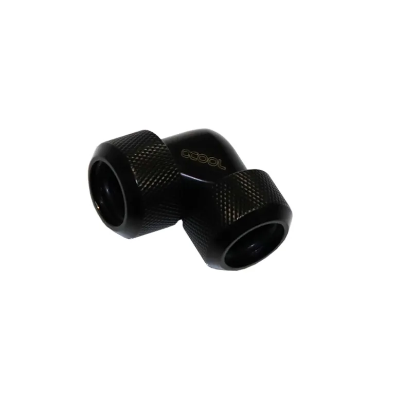 Adaptador Alphacool Eiszapfen 90º 16mm Negro