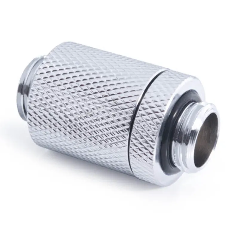 Adaptador Alphacool ES D-Plug 25.5mm M-M Cromado