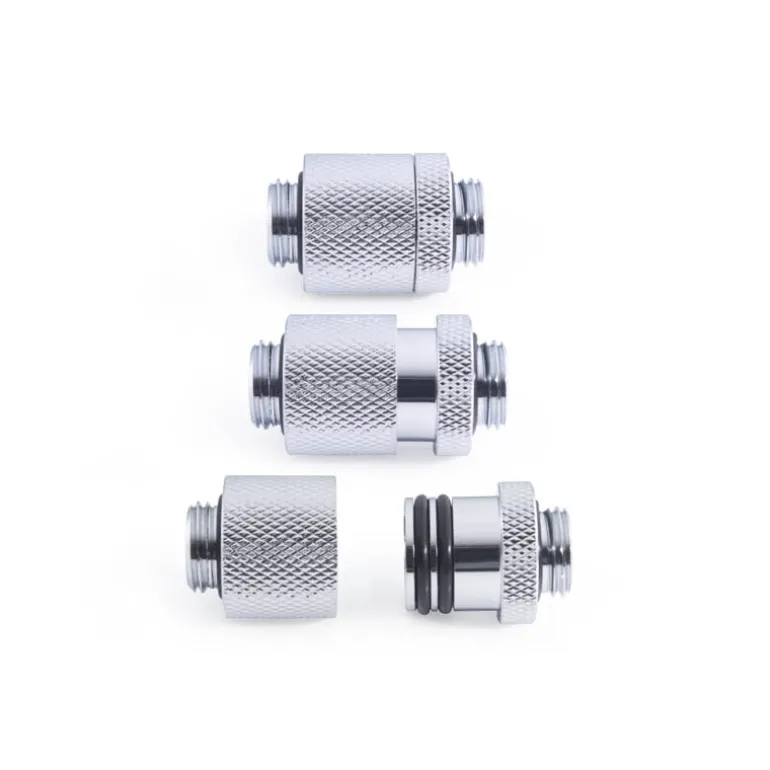 Adaptador Alphacool ES D-Plug 20mm M-M Cromado