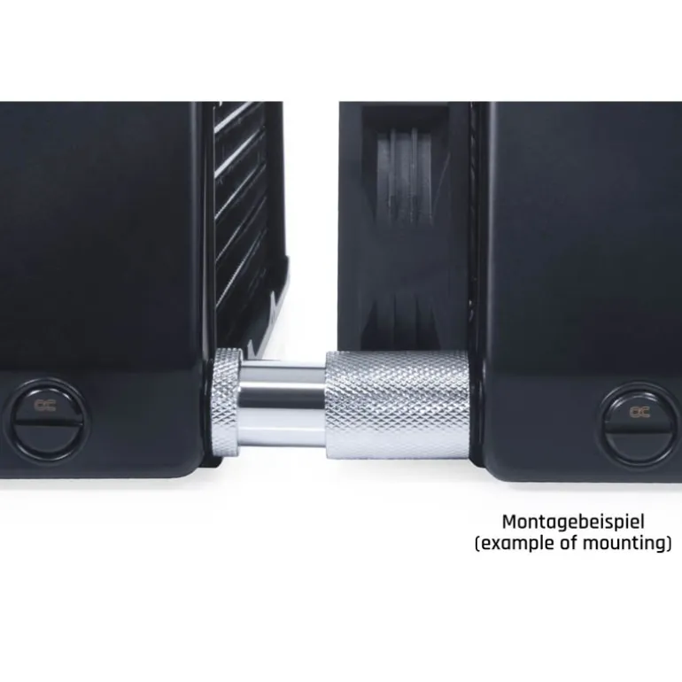 Adaptador Alphacool ES D-Plug 20mm M-M Cromado
