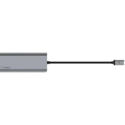 Adaptador Belkin USB-C Multipuerto 6 En 1 Gris