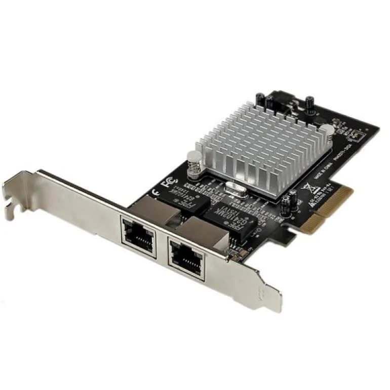 Adaptador de Red Startech Adaptador de Red PCI Express PCI-E Gigabit Ethernet con 2 Puertos RJ45