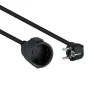 Alargador Nanocable Extension Cable Alimentación 2.0m Negro