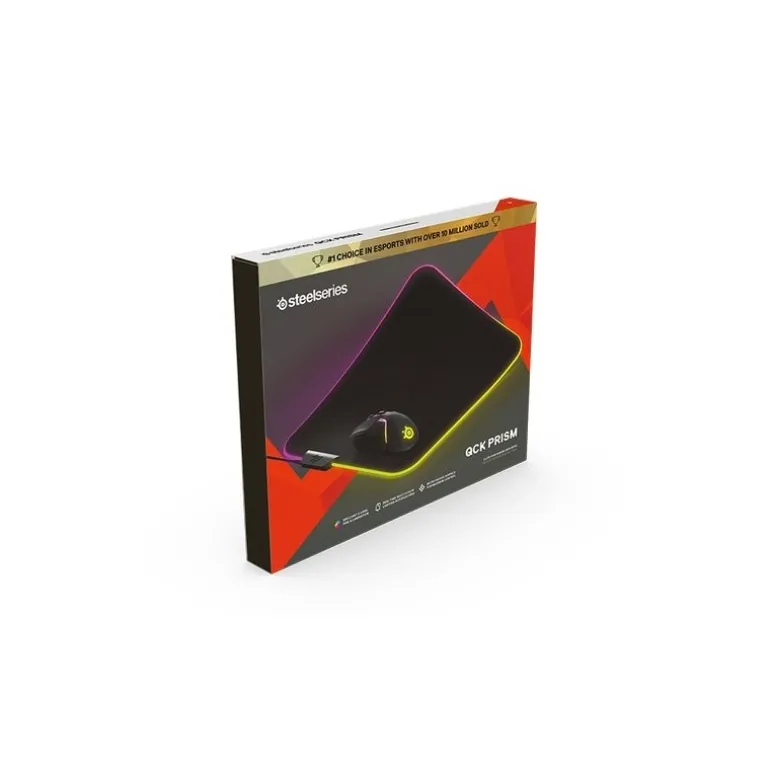 Alfombrilla SteelSeries QcK Prism Cloth RGB Medium