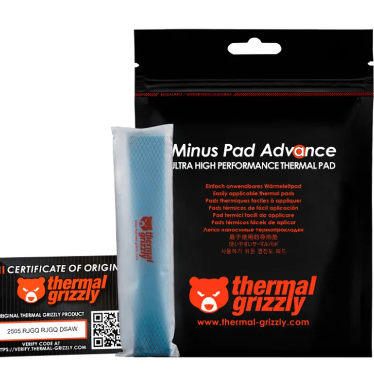 Almohadilla Térmica Thermal Grizzly Minus Pad Advance 120 x 20 x 1,5 mm 4u
