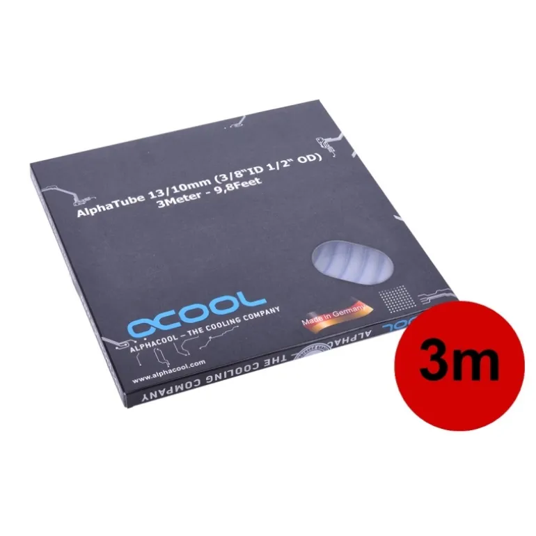 Alphacool AlphaTube HF 13/10 3m Transparente - Tubo