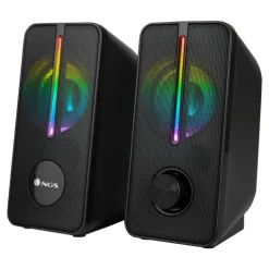 Altavoces  NGS GSX-150 RGB 12W USB Negro