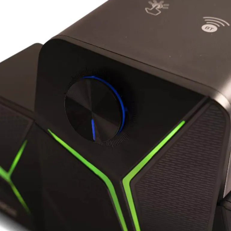 Altavoces Sparco Headlight Pro Gaming RGB Bluetooth Negro