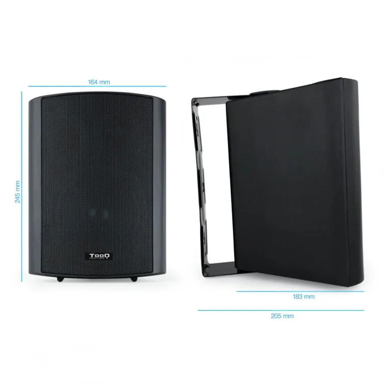 Altavoces TooQ TQOWS-01B 30W Negro