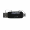 Approx Adaptador Micro SD / SD & MMC a USB y Micro USB - Adaptador