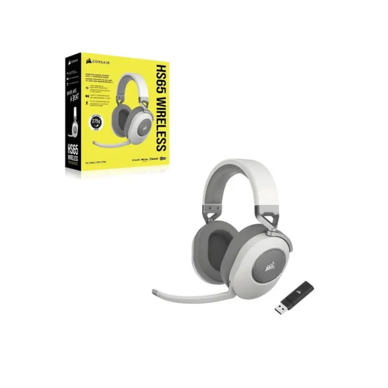 Auriculares Corsair HS65 Wireless 7.1 Blanco