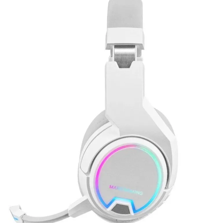 Auriculares Mars Gaming MHW100 ARGB Flow Blanco