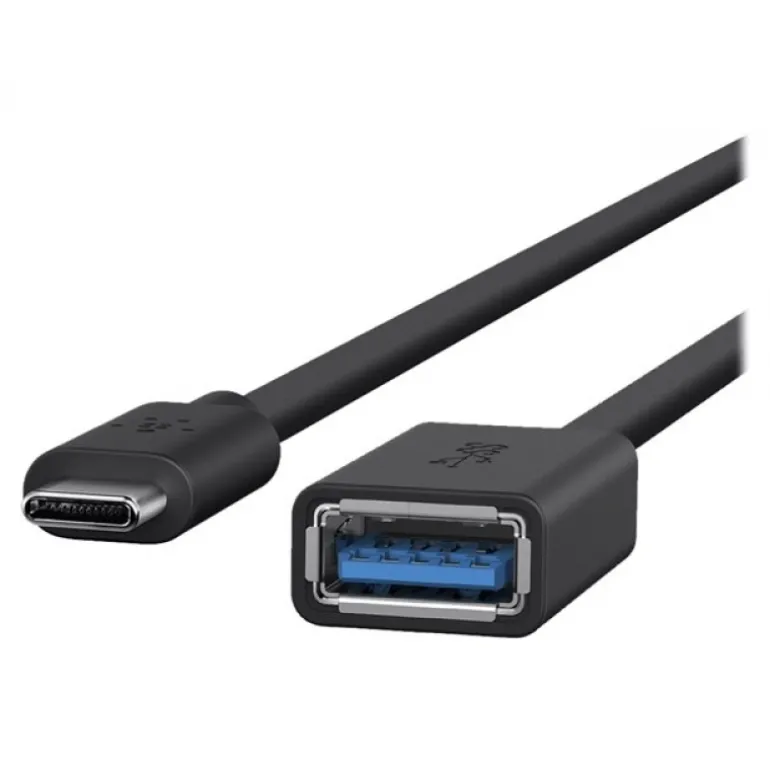 Belkin USB tipo C/USB tipo A Negro - Adaptador USB