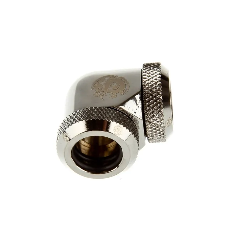Bitspower Multi-Link Codo 90º 2x 12mm AD Negro Brillo - Racor