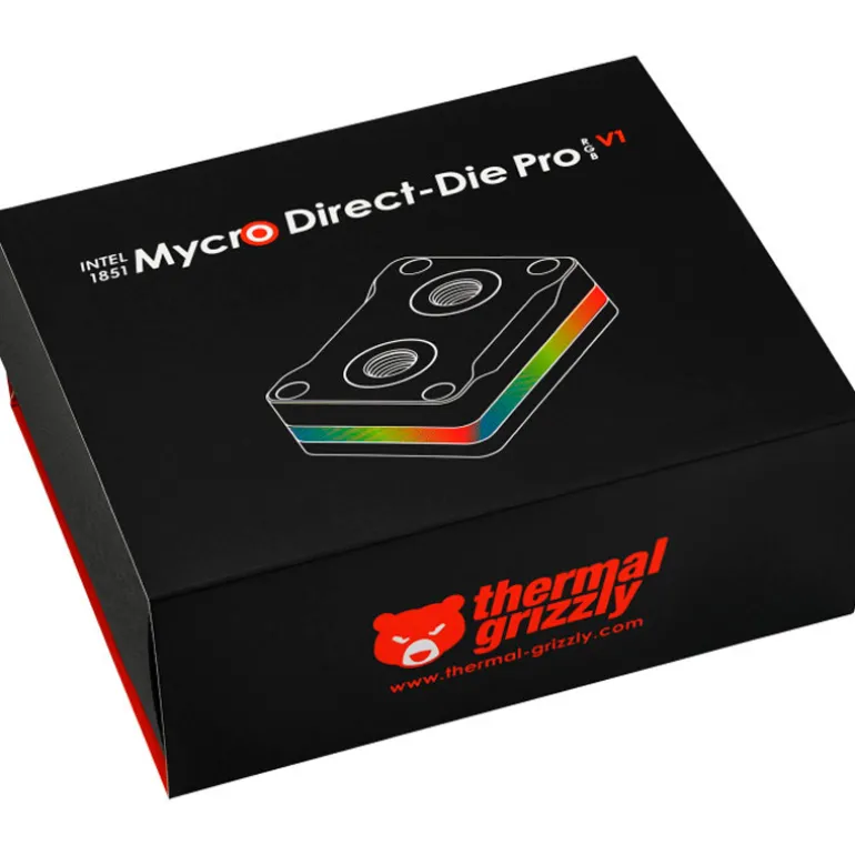 Bloque CPU Thermal Grizzly Mycro Direct-Die Pro RGB V1 Para Socket Intel 1851