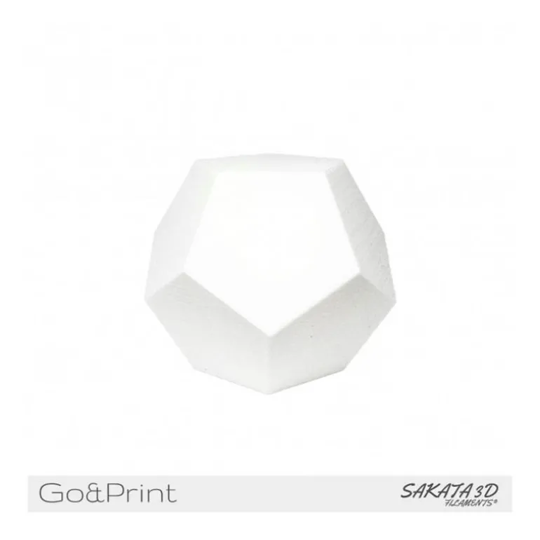 Bobina Sakata 3D Filamento PLA GO&PRINT 1.75mm 1Kg Blanco