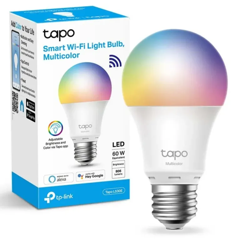 Bombilla Inteligente TP-Link Tapo L530E WIFI E27 Multicolor