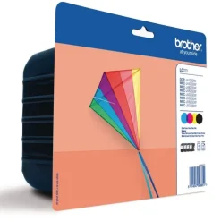 Brother LC223VALBP Negro + Tricolor - Cartucho