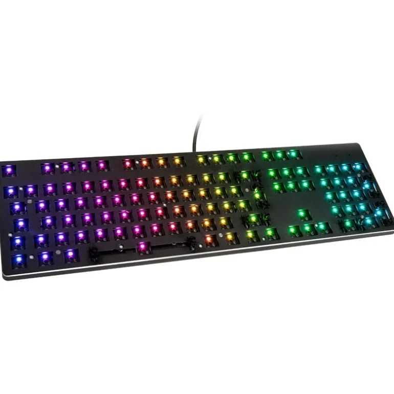 Bundle Teclado Glorious GMMK Full Size Gateron Red ISO DIY Kit