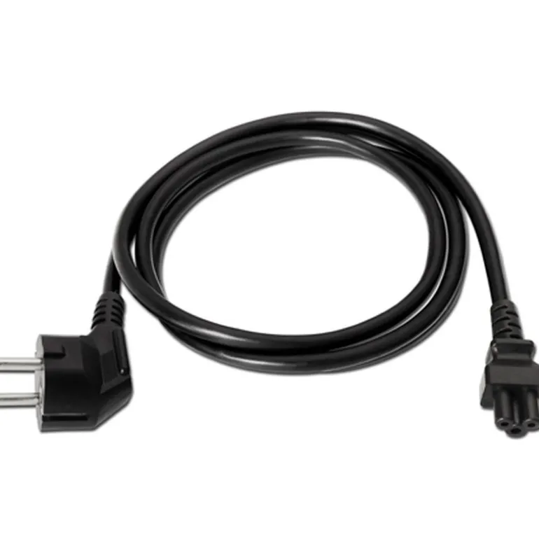 Cable Alimentación Aisens A132-0172 Trébol CEE7/M-C5/H 1.5m Negro