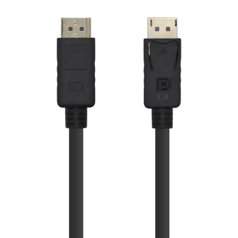 Cable Aisens DisplayPort 1.4 Gold 8K 2m Negro