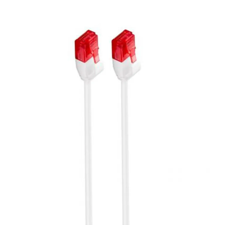Cable Ewent Latiguillo RJ45 Cat.6 UTP Slim 0.5m Blanco