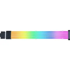 Cable Extensión  Lian Li Strimer Wireless ARGB PW16-81W 12 + 4 Pines Para GPU Blanco