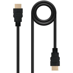 Cable HDMI Nano Cable HDMI Alta Velocidad / HEC, A/M-A/M Negro 1.8m