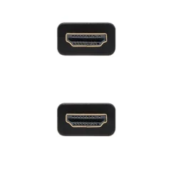 Cable HDMI Nano Cable HDMI V2.0 4K@60Hz A/M-A/M Negro 0.5m
