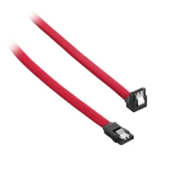 CableMod ModMesh Right Angle SATA 3 60cm Rojo - Cable SATA