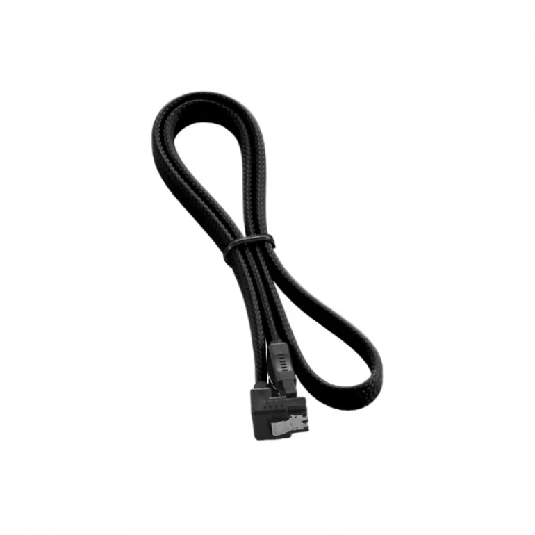 CableMod ModMesh Right Angle SATA 3 60cm Negro - Cable SATA
