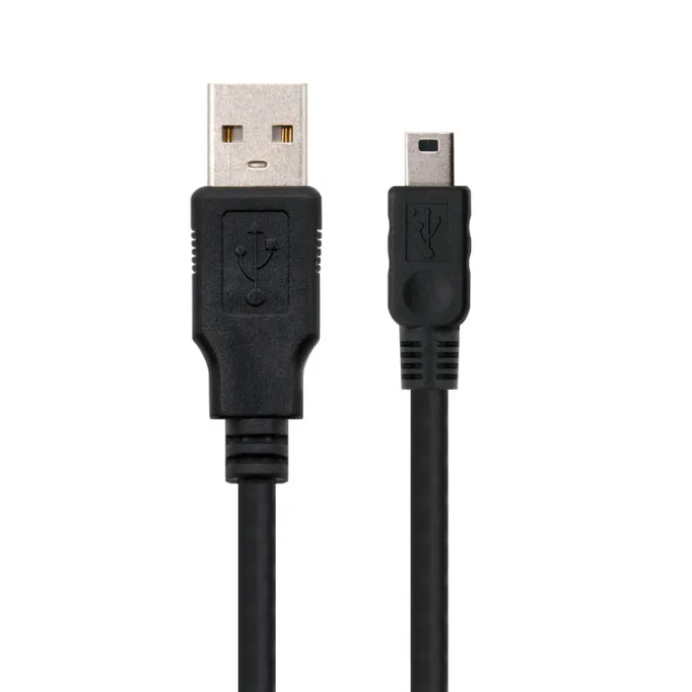 Cable Nano Cable USB 2.0 AM Mini-BM 0.5 Negro