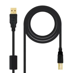 Cable Nano Cable USB 2.0 Impresora 2M Negro