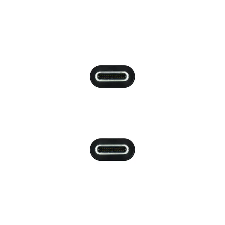 Cable Nanocable USB 3.1 4K 60Hz 5A C a USB-C 0.5m Negro