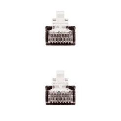 Cable Red Nano Cable Latiguillo Categoria 6 UTP 0.5M Negro