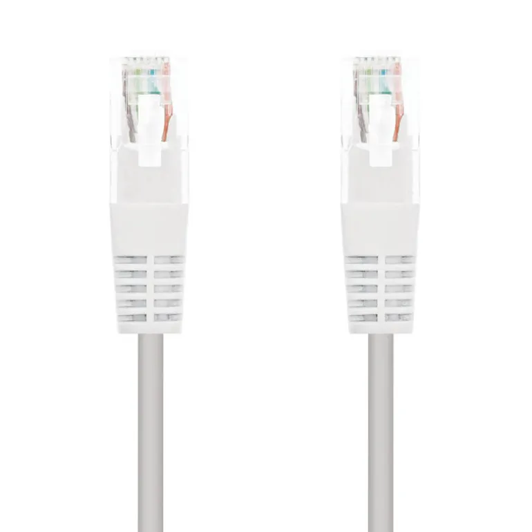 Cable Red Nano Cable Latiguillo Categoria 6 UTP 0.5M Blanco