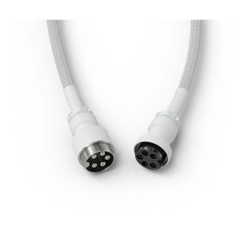 Cable Teclado Glorious PC Gaming Race Cable Espiral Ghost White