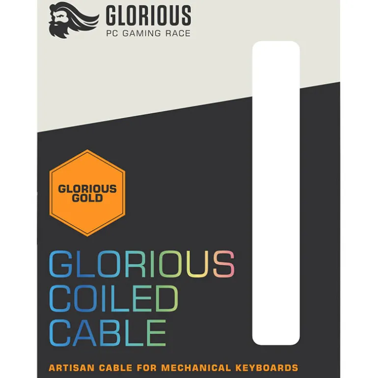 Cable Teclado Glorious PC Gaming Race Cable Espiral Crimson Red