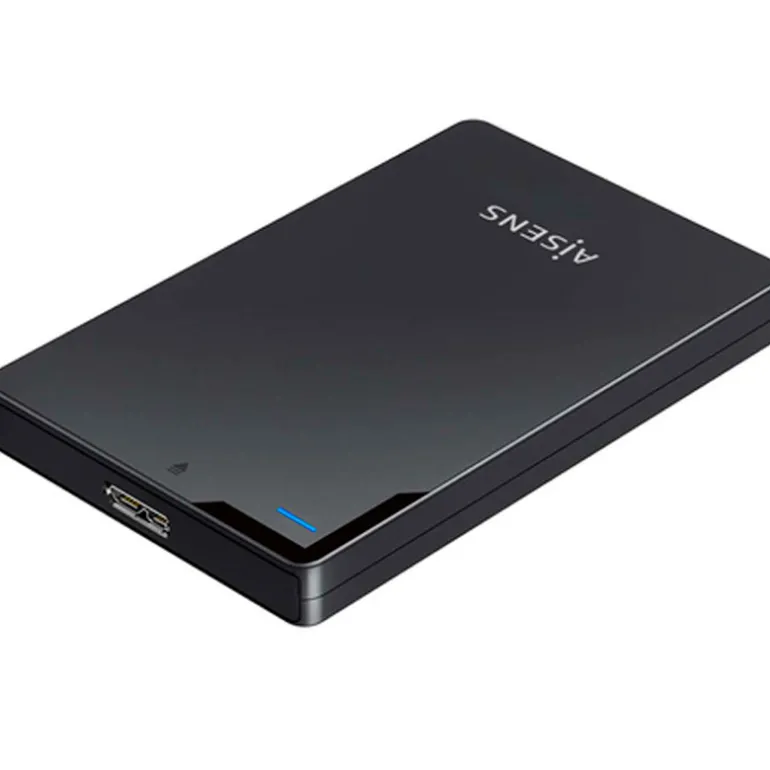 Caja Externa Aisens ASE-2520B 2.5" SATA USB 3.1 Sin Tornillos Negra