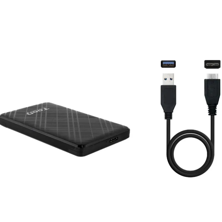 Caja Externa Tooq TQE-2500B 2.5" SATA3 USB3.1 Gen1 Negro