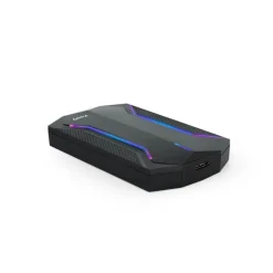 Caja Externa TooQ TQE-2599RGB Para HDD SSD Negro