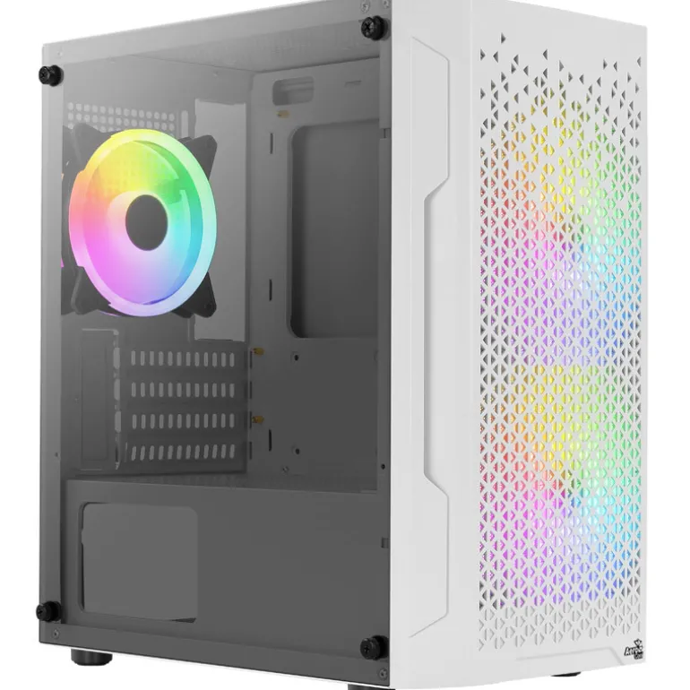 Caja/Torre Aerocool Trinity Mini V2 Blanco