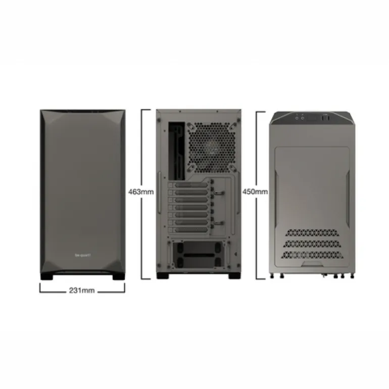 Caja/Torre be quiet! Pure Base 500 Gris Metálico