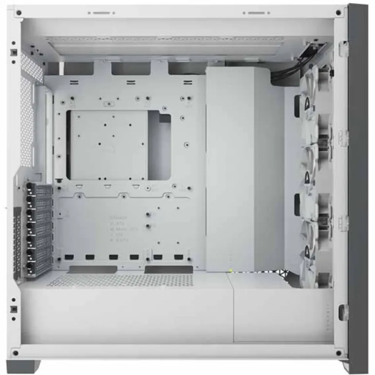 Caja/Torre Corsair iCUE 5000X RGB White Cristal Templado
