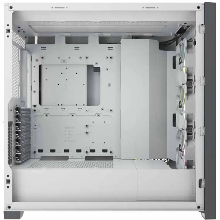 Caja/Torre Corsair iCUE 5000X RGB White Cristal Templado