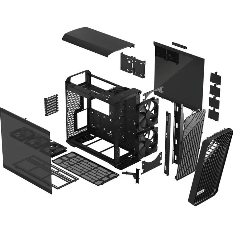 Caja/Torre Fractal Design Torrent TG Light Gris