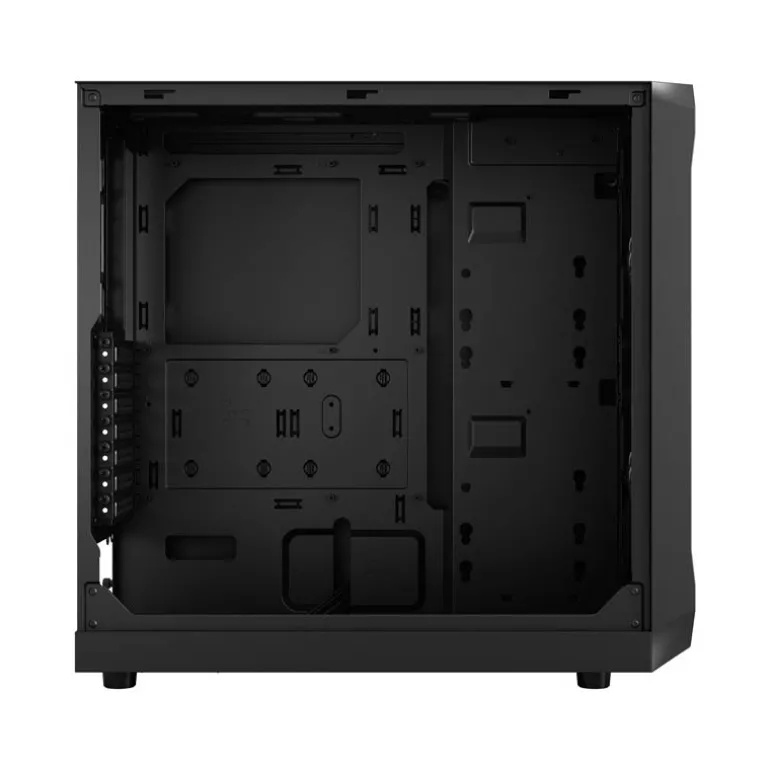 Caja/Torre Fractal Focus 2 Panel Sólido Negro