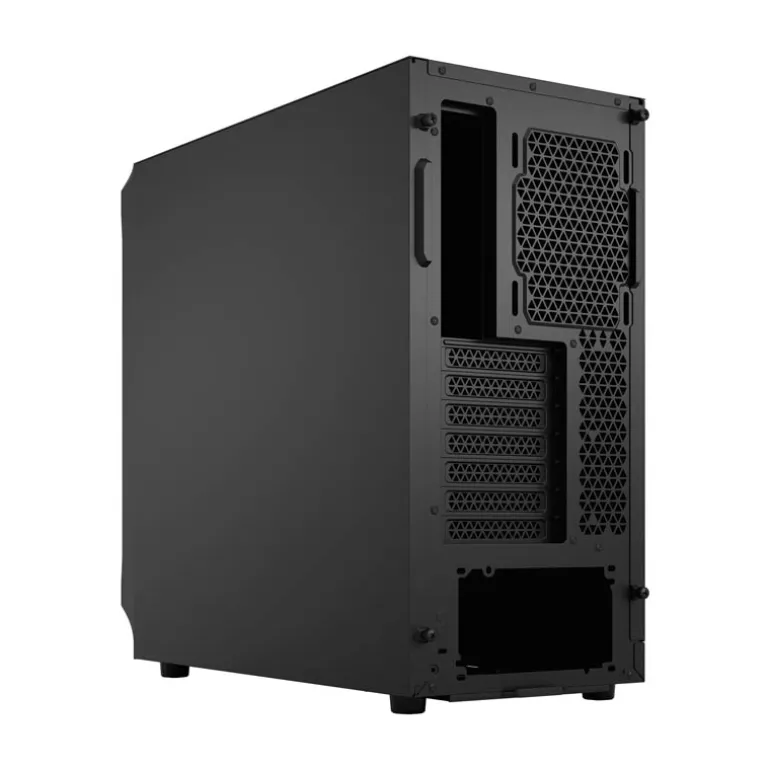 Caja/Torre Fractal Focus 2 Panel Sólido Negro